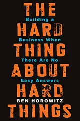 Cover of The Hard Thing About Hard Things