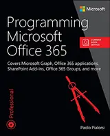 Cover of Programming Microsoft Office 365